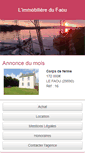 Mobile Screenshot of immodufaou.fr